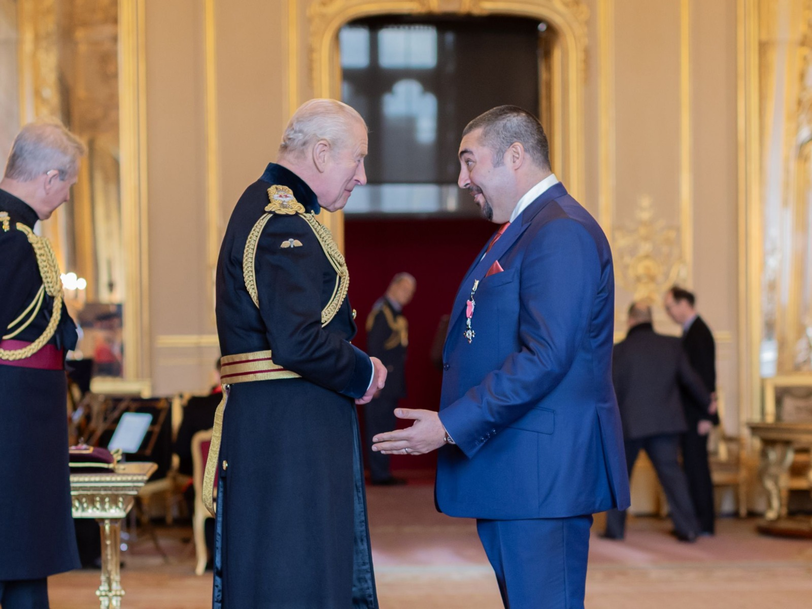 Matt Turner Receives MBE from His Majesty The King