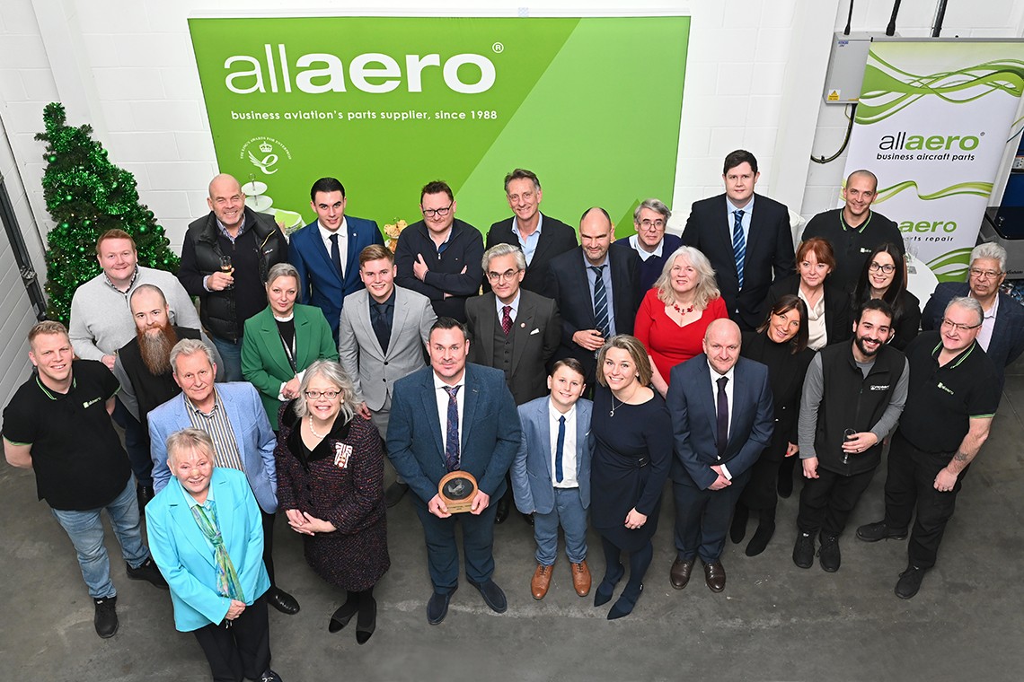 Allaero presented with prestigious award