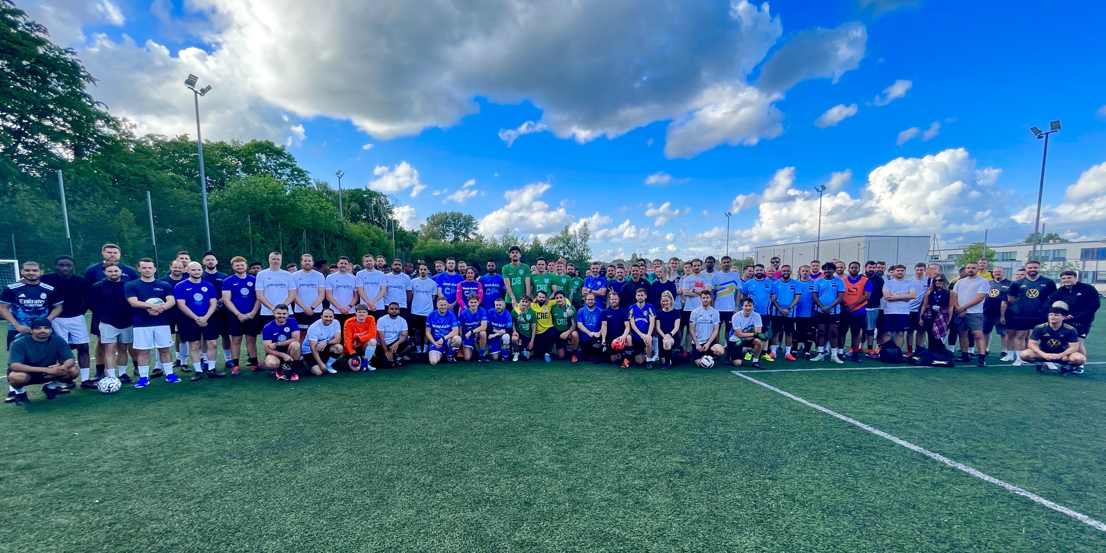 Manor Royal Footballers Score for Charity