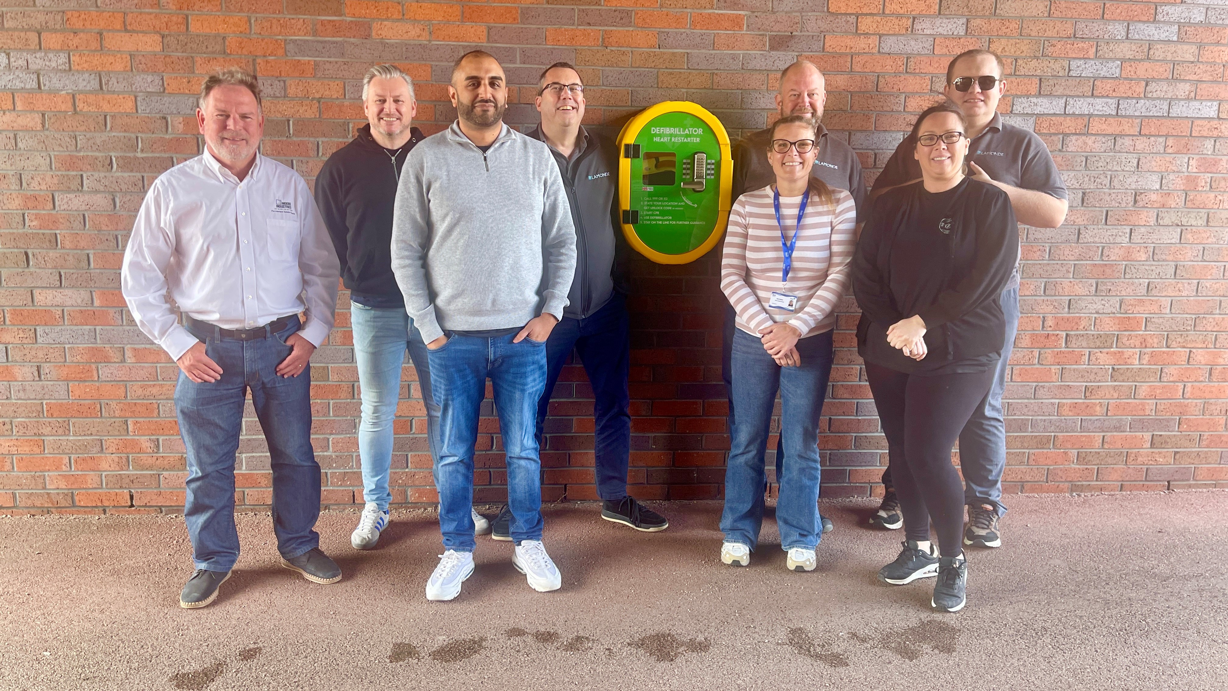 Businesses Unite to Install Life-Saving Public Defibrillator 