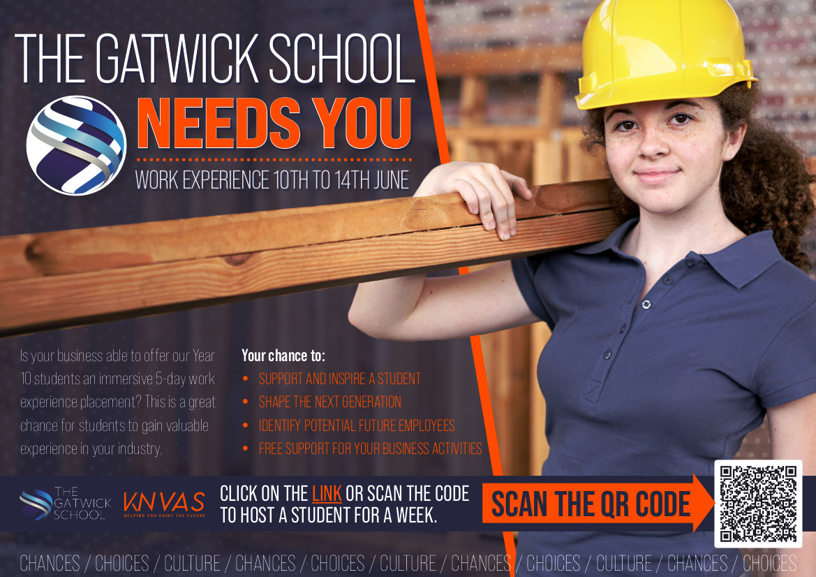 The Gatwick School needs you!