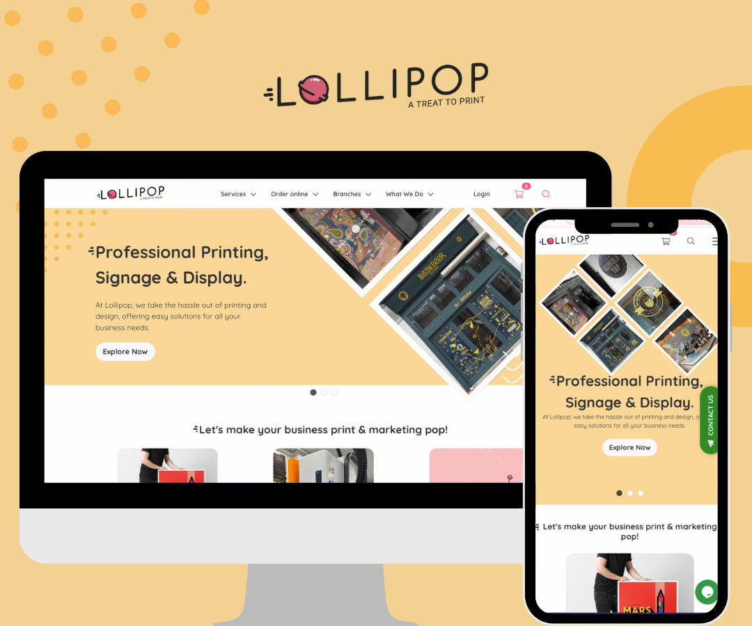 Lollipop Print Unveils New Website