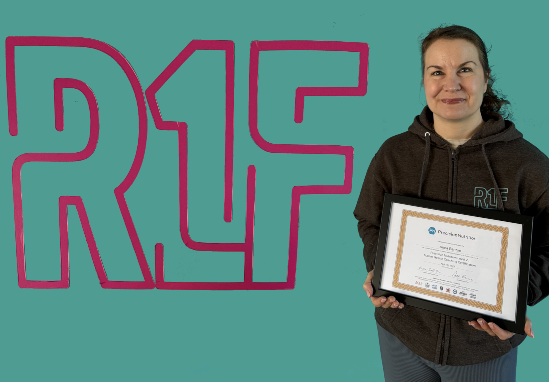 Route 1 Fitness Coach Earns Prestigious Certification