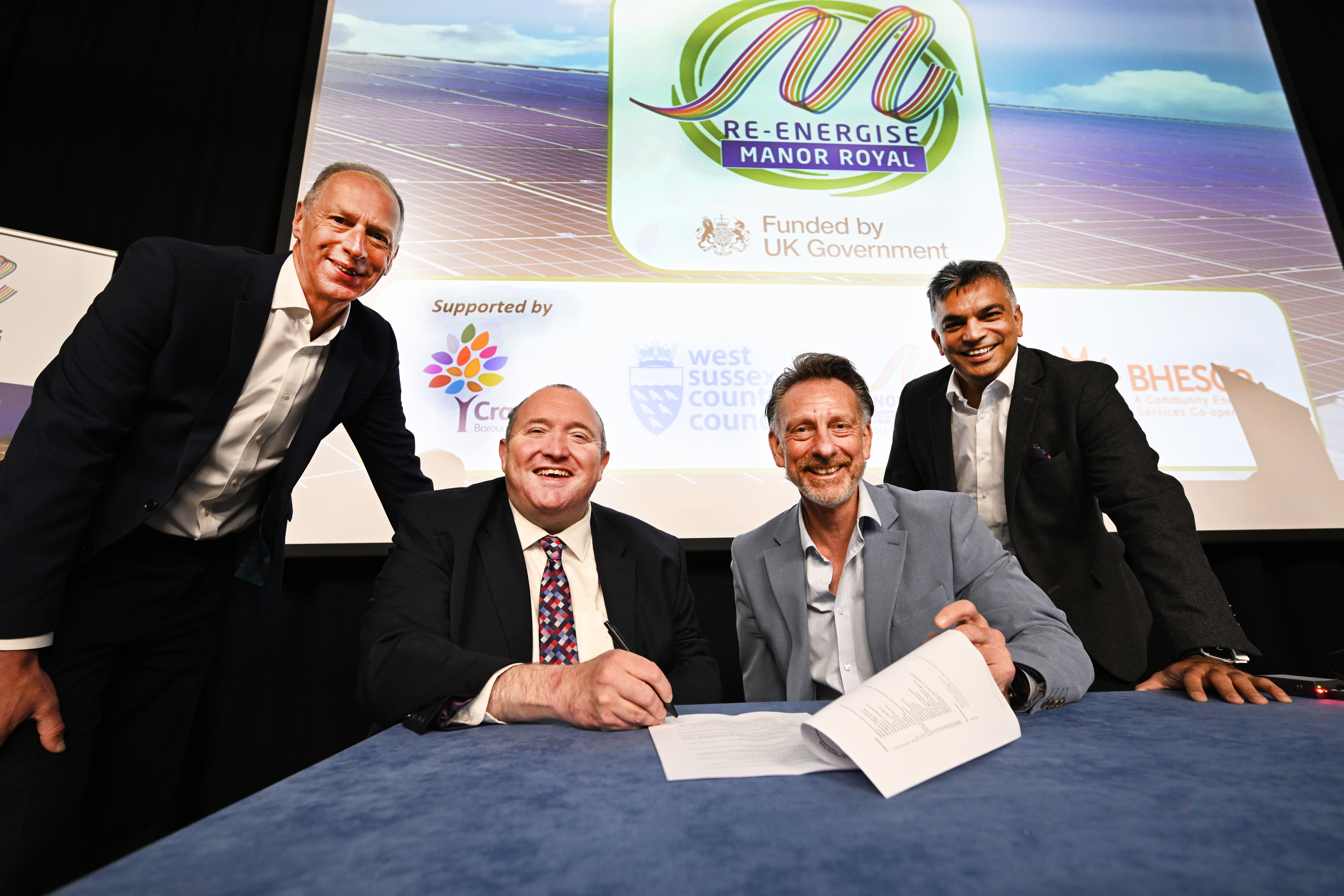 Contract Signed to Launch Manor Royal Local Energy Community